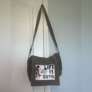 Artsy Vintage Messenger Bag